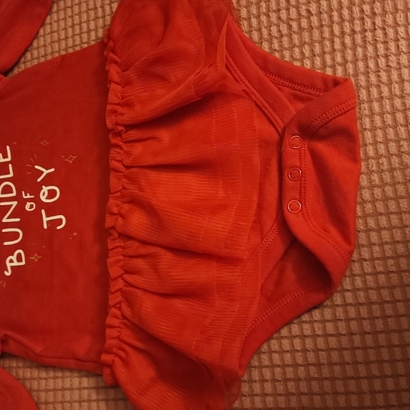 Red Onesies with Tutu. - Picture 3 of 6